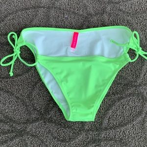 Victoria’s Secret string bikini bottom lime green medium